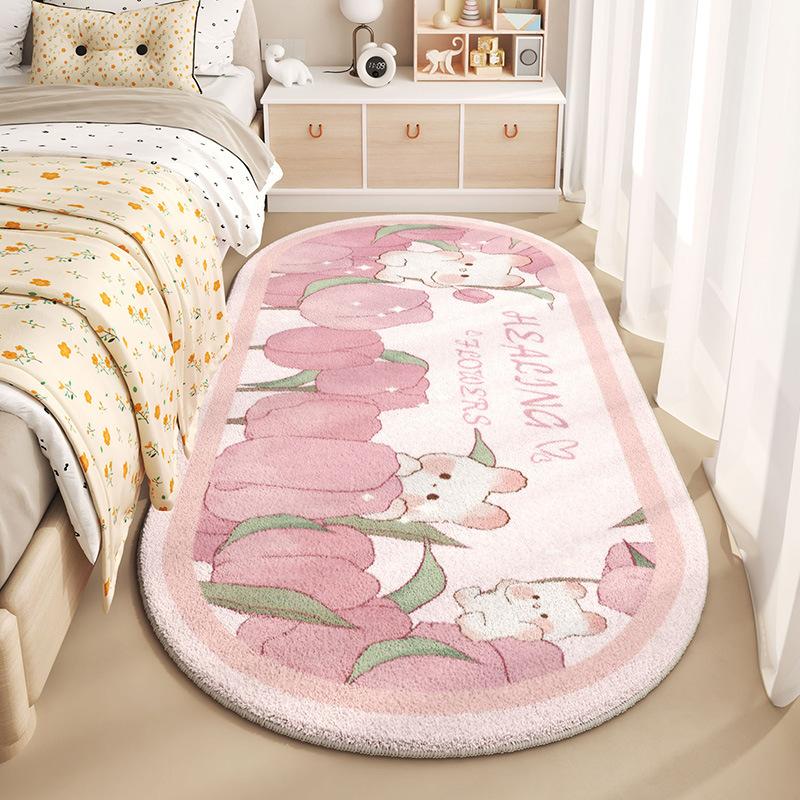 Cartoon Bedside Carpet Cute Girl Bedroom Carpet Children's Room Decoration Floor Mat
