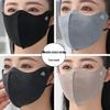 Unisex Double-Sided Fleece Mask for Autumn/Winter - Breathable, Full Face Coverage, 3D Slimming, Eye Corner Protection