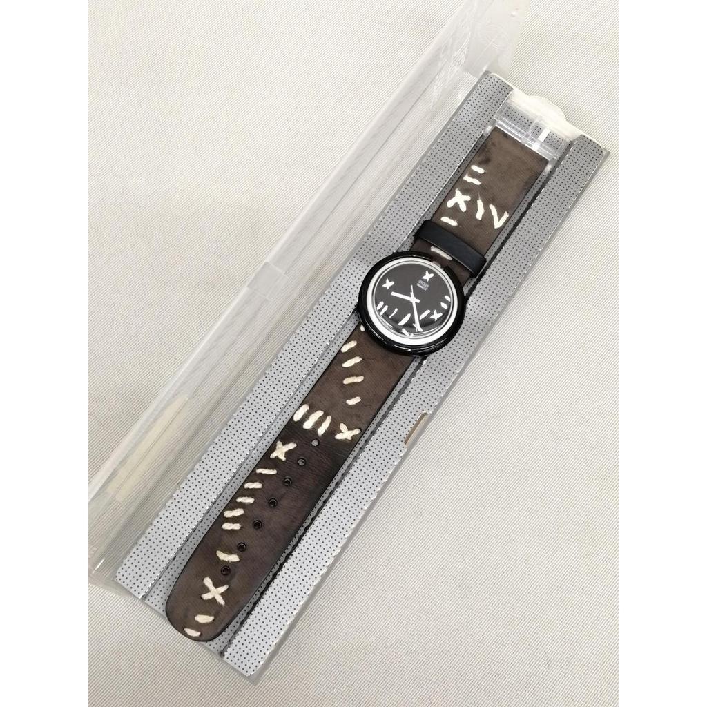 Used SWATCH BLACK WIDOW Quartz