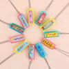 10/20Pcs Cartoon Mini Harmonica With Necklace Musical Toys For Kids Birthday Party Favors Pinata Fillers Boy Girl Christmas Gift