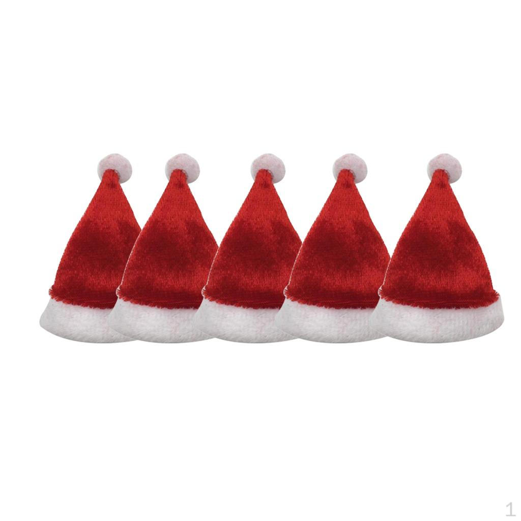 

5 шт. 1/6 Рождественская шапка для 12-дюймовой фигурки, аксессуар