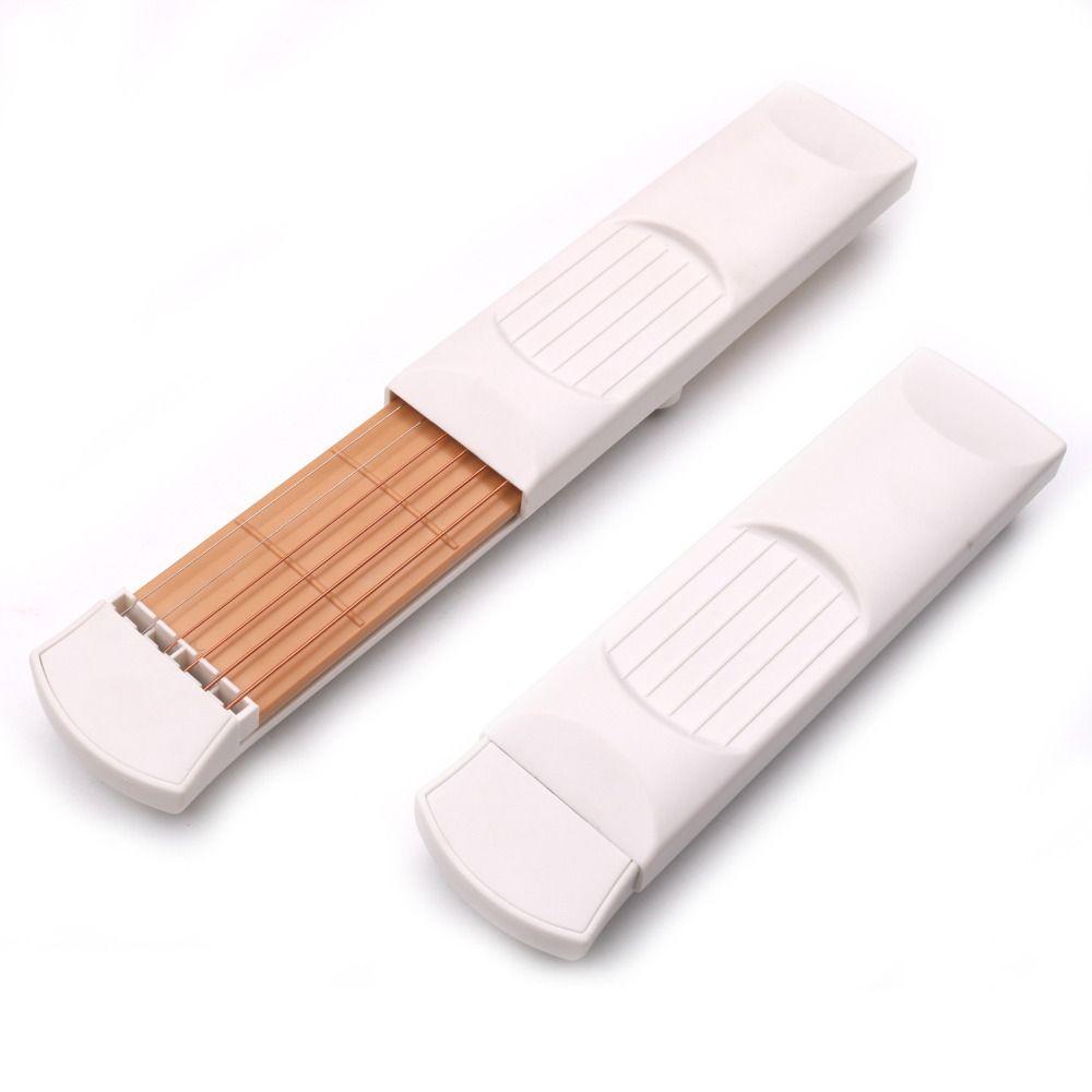 Portable Pocket Guitar 4/6 Fret Guitar Chord Trainer Finger Guitar Aid Tool  Beginners and Children