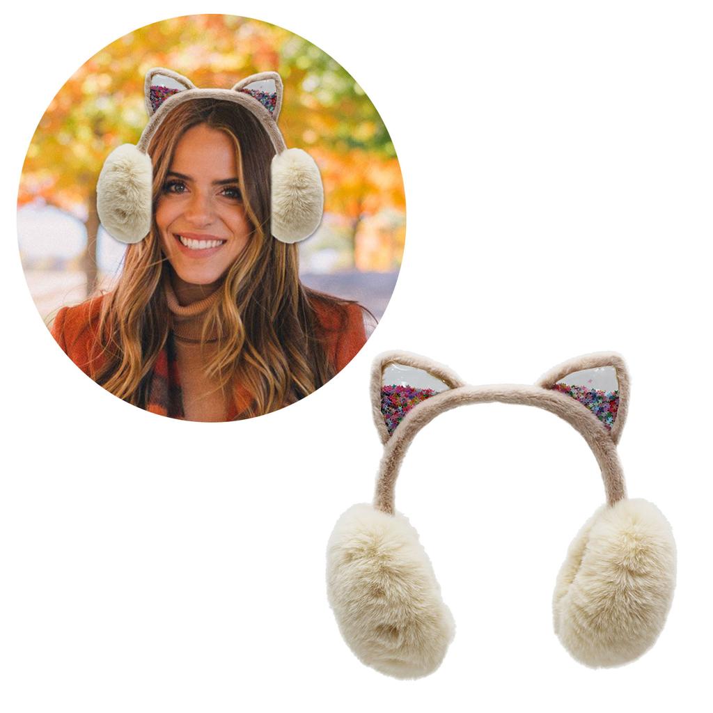 Plush EarMuffs for Women and Kids Ear Warmer Furry Headband for Winter Christmas New Year Gifts