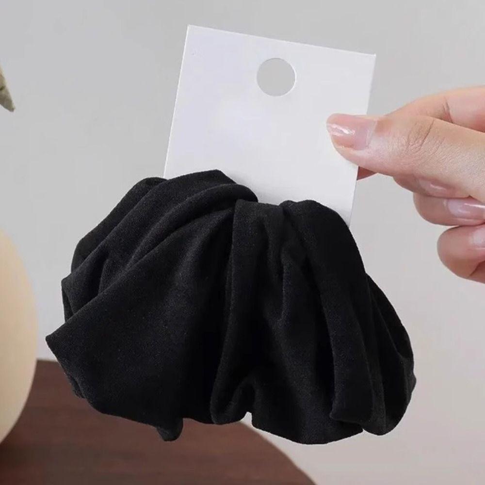 4Pcs/Set High Stretch Women's Scrunchie Solid Ponytail Holder Hair Tie 2024 New Hair Bands  Women