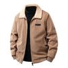 Winter Corduroy Jacket Men'S Fleece Thickened Fashion StandUp Collar Lamb Fleece Casual Men'S Jacket Trendy Winter Clothing