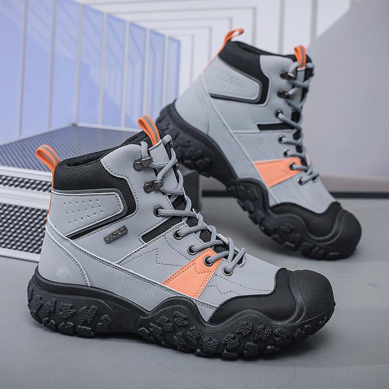 Winter Men's Hiking Shoes Lightweight Anti Slip Mens Boots Outdoor Sneakers Comfortable Climbing Hunting Trekking Camping Shoes