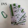Waterproof Knot Instruction 7Pcs/Set Pocket Guide Cards with Carabiner 27 Classic Knots Reference Rope Card Outdoor Camping Climbing Backpacking Tying