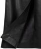 Bikwaieos Faux Leather Slit Maxi Skirts_Black