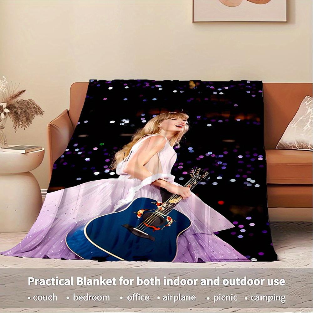 Anime Attack on Titan Eren Mikasa Cartoon Flannel Blanket,Warm and Cozy Soft Throw Blanket for Home Bedroom Bed Sofa Cover Kids