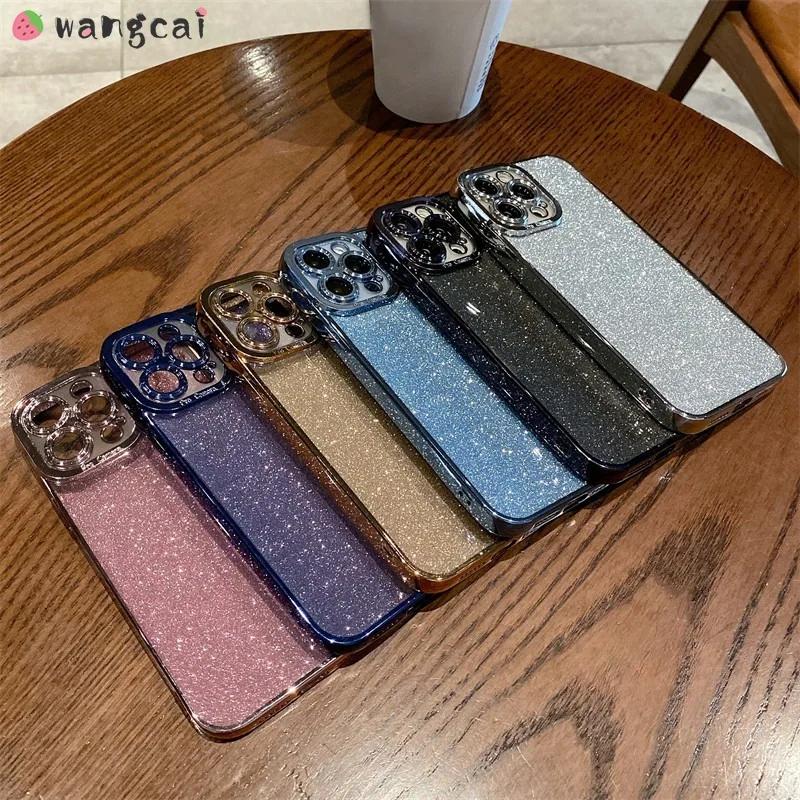 For Tecno Spark 10 9 8 7 Pro 10C 7T 6 GO 2022 2020 8C 6  Air Shinning Soft Case With Bling Paper Full Cover Case