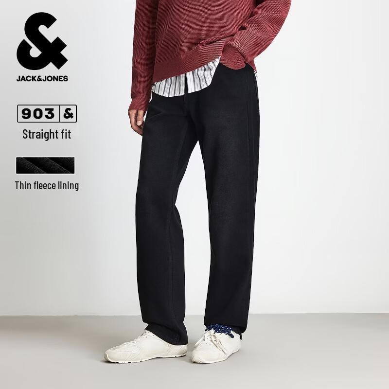 Мужские прямые джинсы Jack & Jones с флисовой подкладкой W32/L32