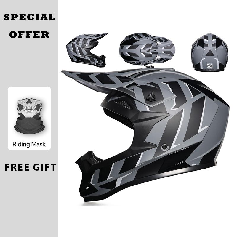 Motorcycle Downhill Helmet Motorbike Classic Bicycle MTB Racing Helmet Motocross Full Face Off-road Mountain Dirt Bike Helmet