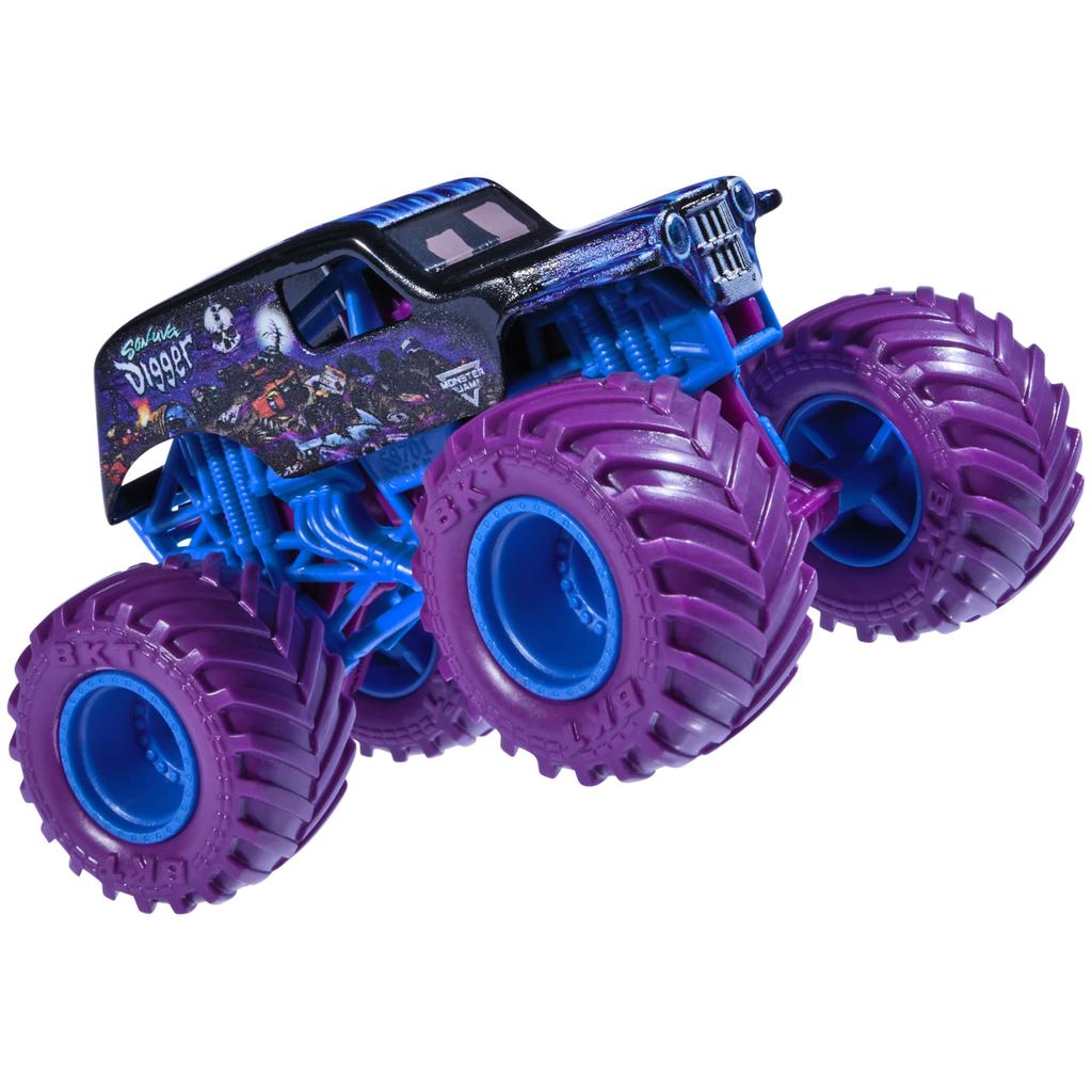Monster Jam, Official Series 29 Diecast Monster Truck, 1:64 Scale, Kids Toy for Boys Ages 3+ (Mohawk Warrior Vson-uva Digger).