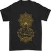 Mandala Buddha Kunst Herren T-Shirt 100% Baumwolle