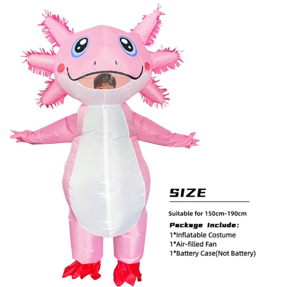 Надувная саламандра животное Косплей костюмы Хэллоуин Смешные Карнавальные костюмы Вечеринка на Хэллоуин Праздник One Size