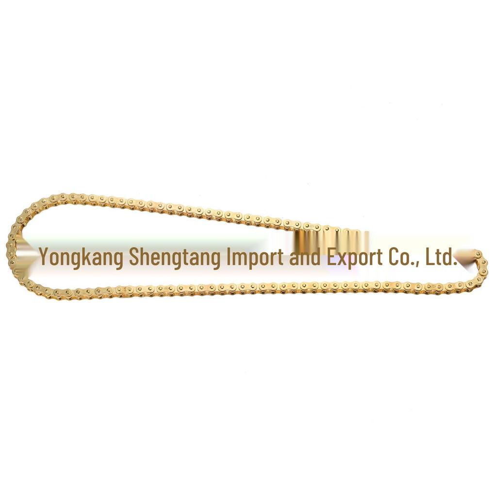 GOOFIT 428 Golden Yellow 104-Link Chain for Motorcycle, ATV, Off-road Bicycle, Kart