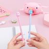 1 Piece Kawaii Gel Pen Korean Cartoon Creative Cute Fruit Head School Office Stationery