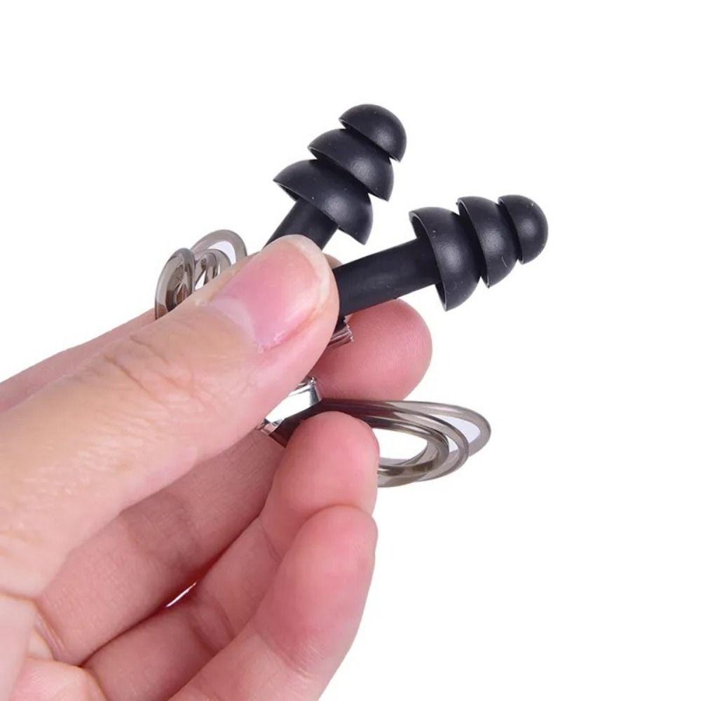 Corded Ear Plug Protector Anti Lost Silicone Hearing Protection Noise Reduction  Sleep