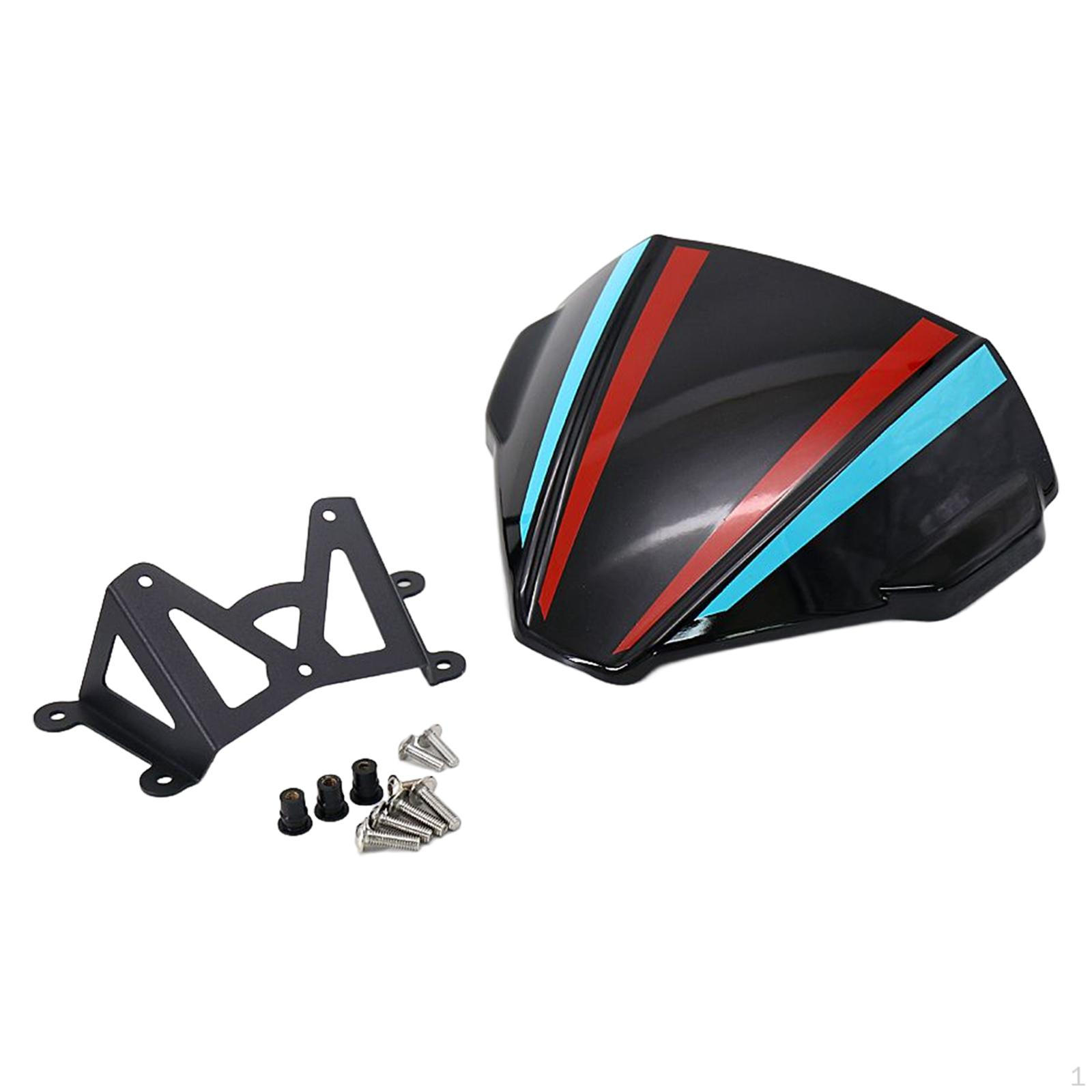 

Front Windshield Windscreen for -2022 Black Red