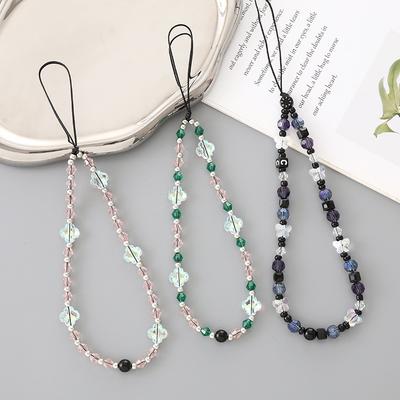 Crystal Butterfly Beaded Phone Chain