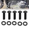 Derby Cover Hardware Bolt Kit for 2008-Up Touring and Trike & 2006-2017 Dyna, 2008-2018 Softail (Except Sport Glide) Models,Black