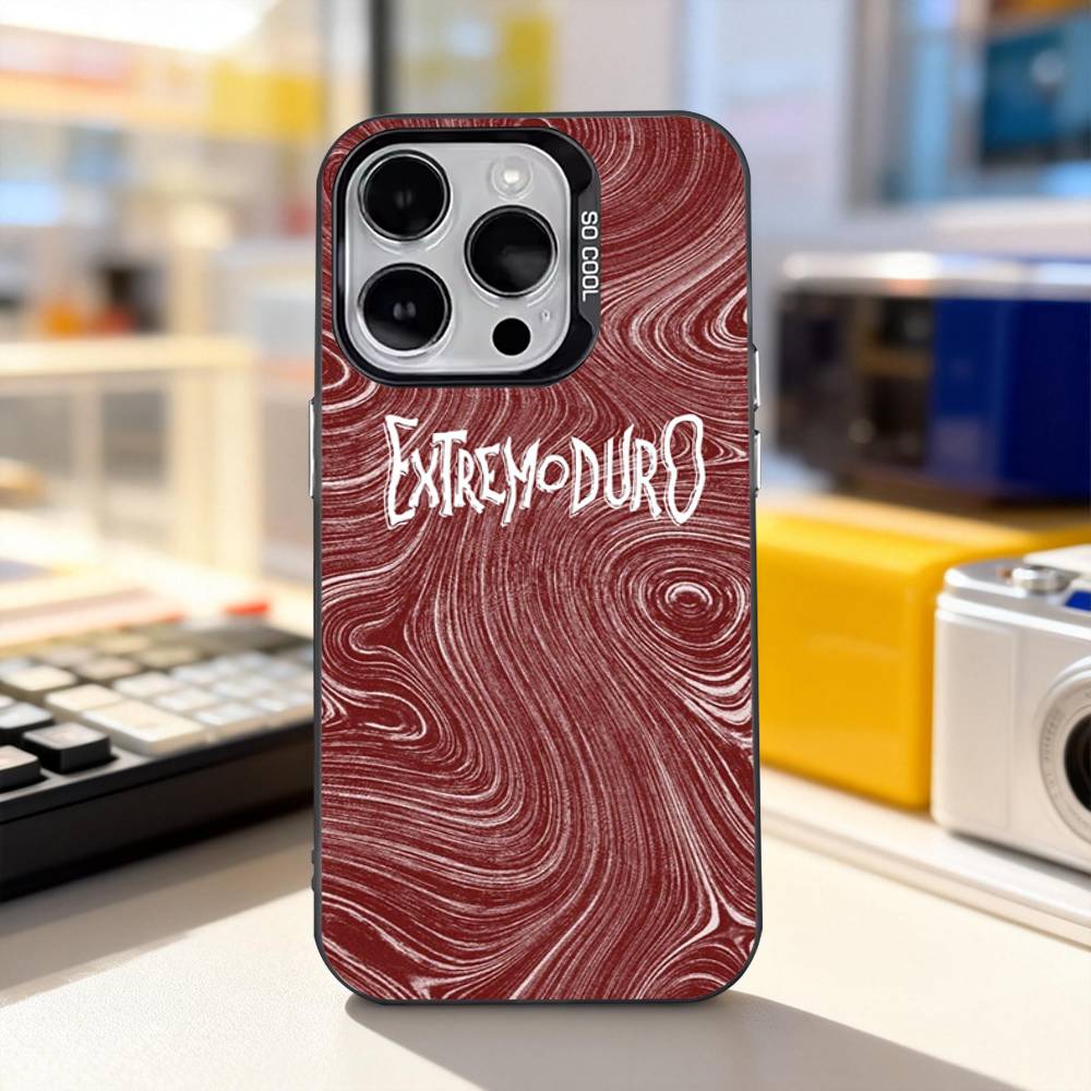 

Band E-Extremoduro Canciones Phone Case For iPhone 11,12,13,14,15,16,17,Pro,Max,Plus,E,Air,Mini IMD Matte Black iPhone17air