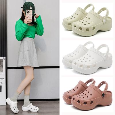 Scarpe Coros da Donna con Zeppa Moda Nuovi Sandali Estivi Outdoor Slip-on
