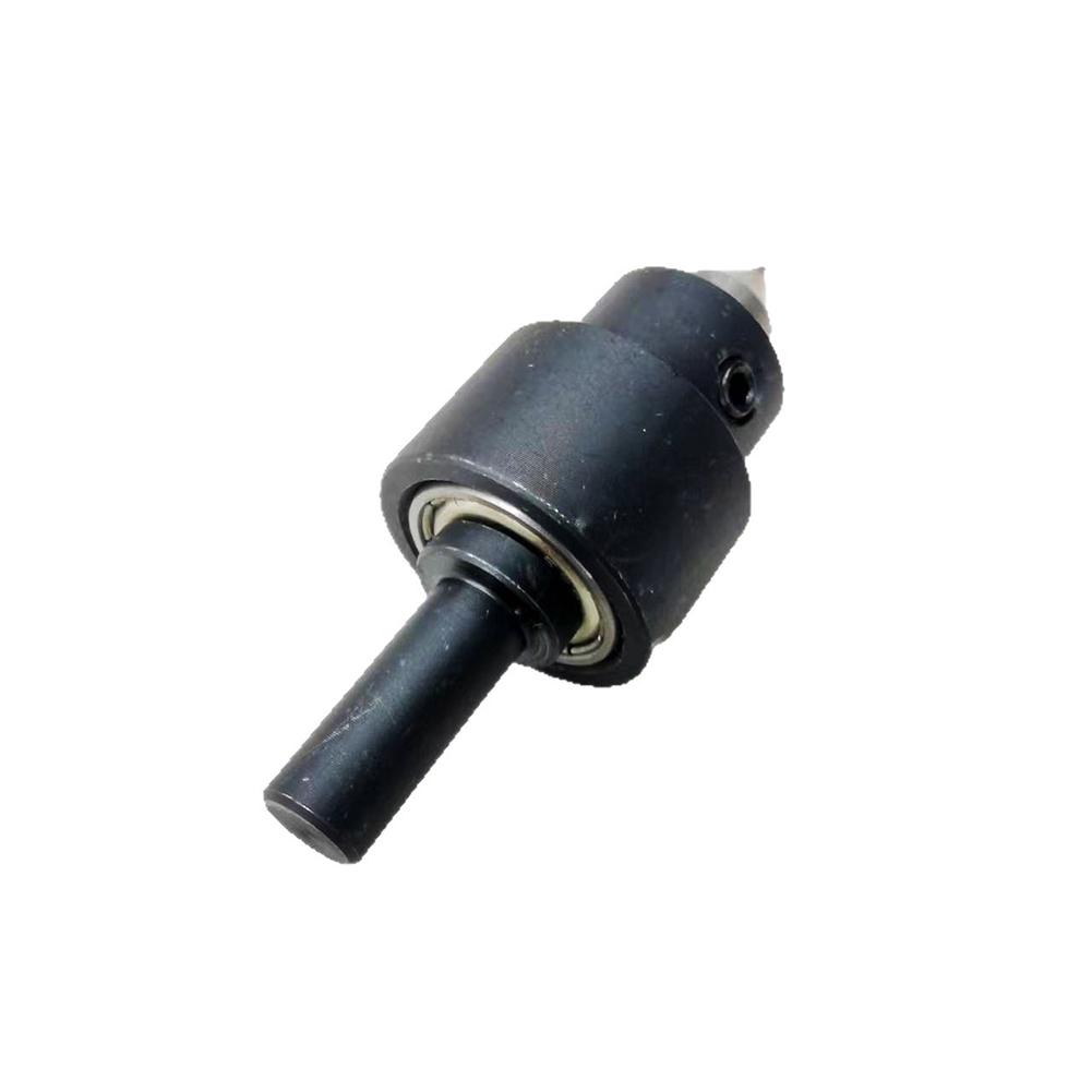 Wood Lathe Rotary Live Center Tailstock Precision Bearing Automatic Centering for Small Lathes 60mm/2.36in Metal Sealed Design