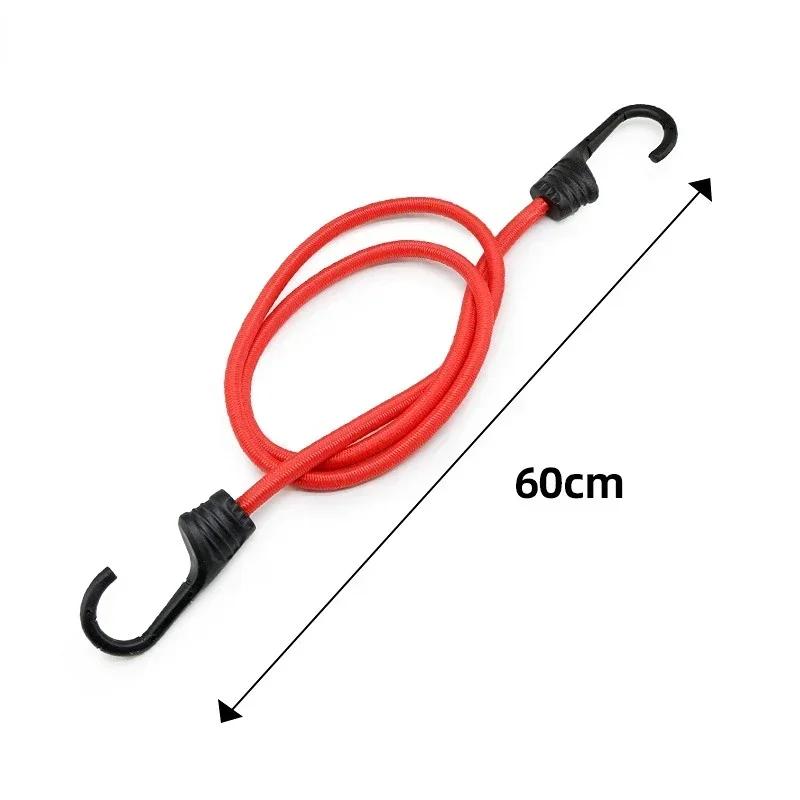 Motorcycle Bicycle Luggage Rack Carrier Elastic Band Bicycle Cargo Racks Tied Straps Rope Band With Hooks MTB Bike Accessories