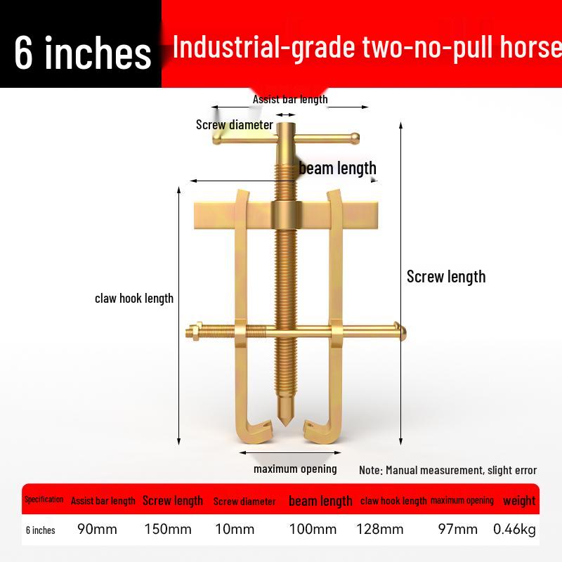 Multifunctional Two-Jaw Bearing Puller and Remover Tool
