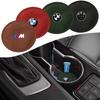 Car Coasters Set Drink Holder Non-Slip Cup Holder Coaster Pad For E34 E36 E60 E90 E46 E39 E70 F10 F20 F30 X6 X1 M3 M5 M6 F02