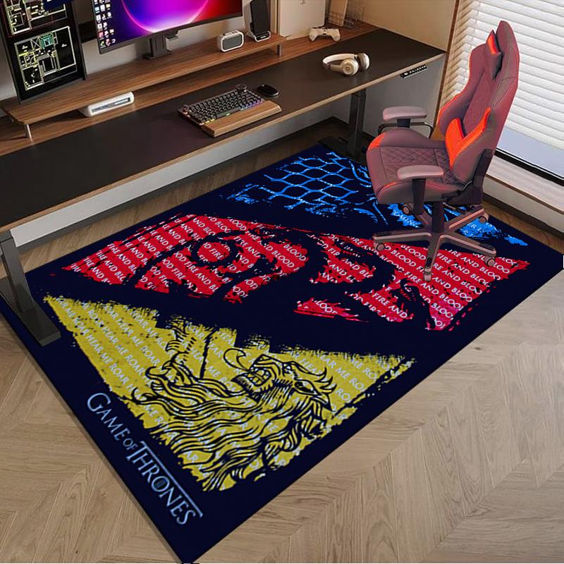 Thrones Dragon Fire And Blood Carpet, Chair Rug,Rug for Office Bedroom living rooms, Doormat decor Fan Gift Christmas Gift