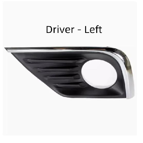 For NISSAN 2016-2018 ALTIMA TEANA Fog Lamp Frame Fog Lamp Lampshade Front Bumper Fog Lamp Cover Driver - Left