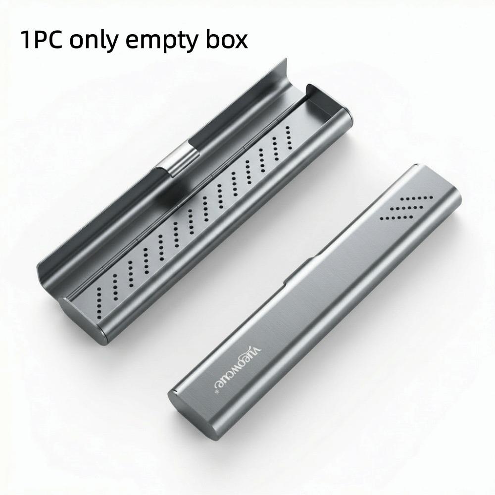 Durable Construction Travel Toothbrush Holder Portable Toothbrush Case Travel Use серебряный