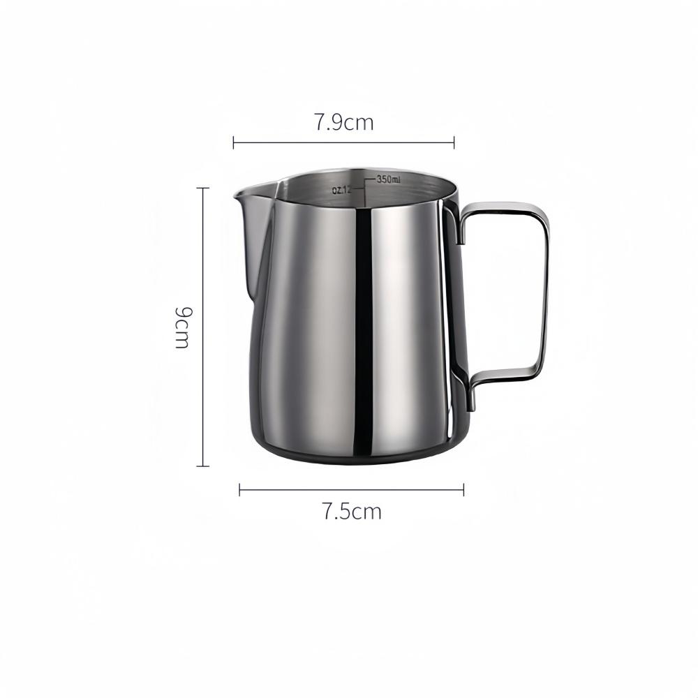 Upgraded Coffee Milk Frothing Pitcher Jug 304 Stainless Steel Precise Scale Steam Coffee Professional Advanced Coffee Utensils