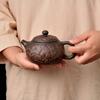 Purple Pottery Teapot Hanwa Pot Xishi Tea Maker Large Lotus Flower Home Purple Sand Cinnabar Pot Household Kung Fu Tea Set