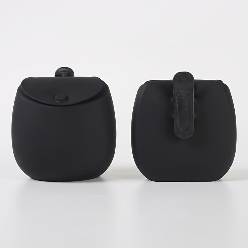 1pz Sacchetto per Premi Addestramento Cane in Silicone, con Chiusura Magnetica e Clip da Cintura Resistente, Dispenser Portatile Snack per Cuccioli, Sacca per Cibo per Cani