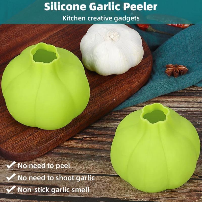 Garlic Peeler Creative Kitchen Silicone Soft Garlic Peeler Garlic Peeler Simple & Convenient Kitchen Accessories Kitchen Gadgets