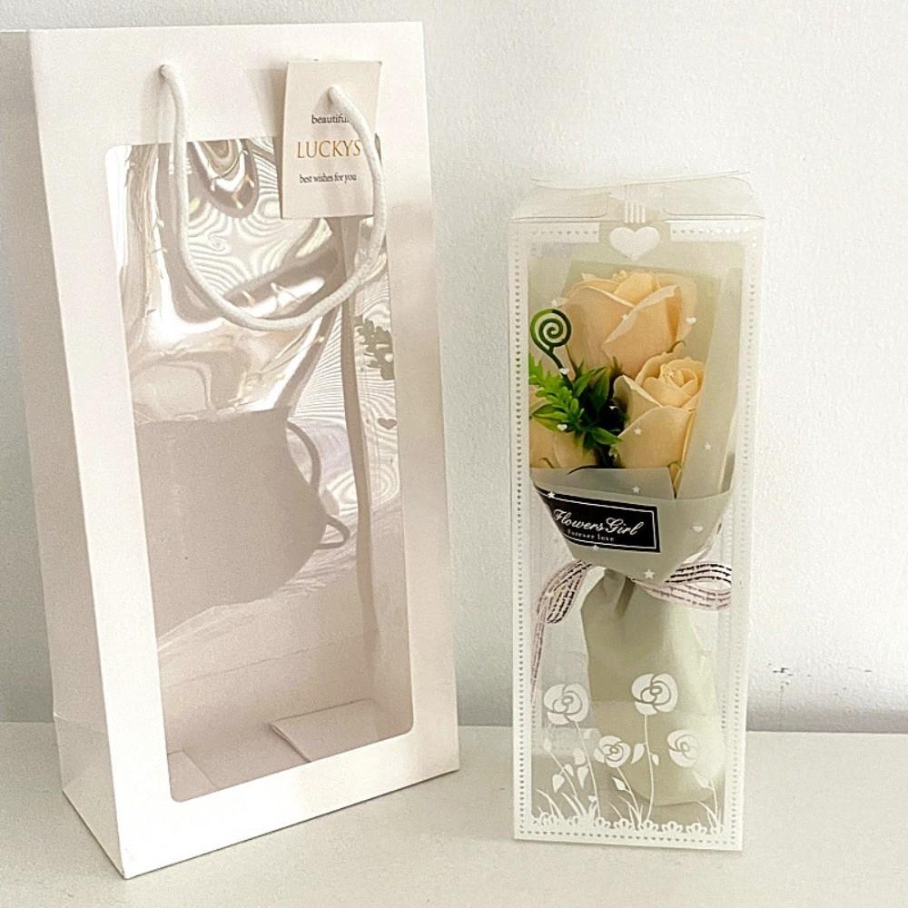 Gift Packing Roses Artificial Flowers Artificial Decorations Gift Packing Roses Wedding Decor