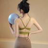 ACKDCS Women's Strappy Back Yoga Sports Bra