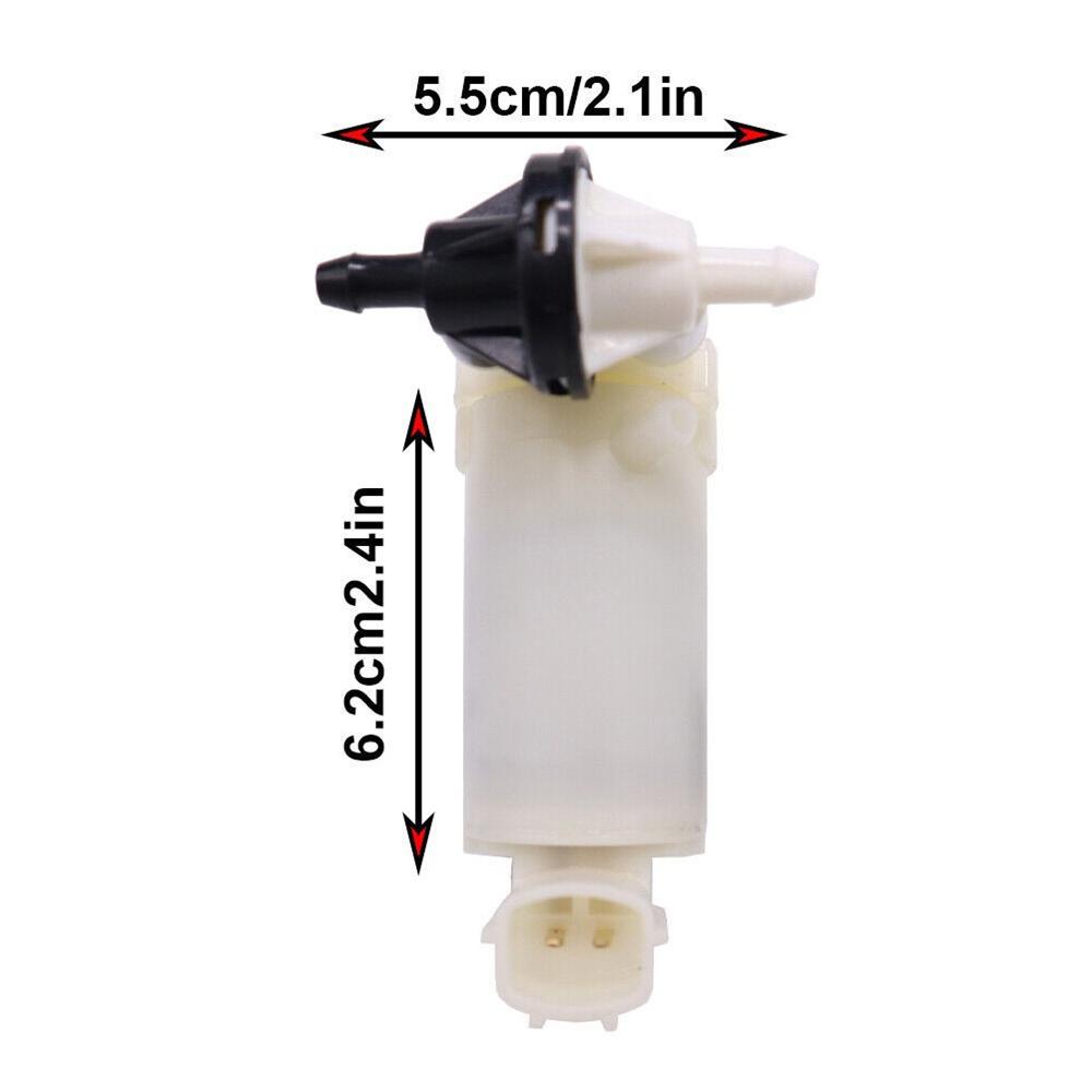Wiper Front Windshield Windscreen Wiper Washer Pump Motor with Grommet D65167482A For Mazda 2 2007 - 2014