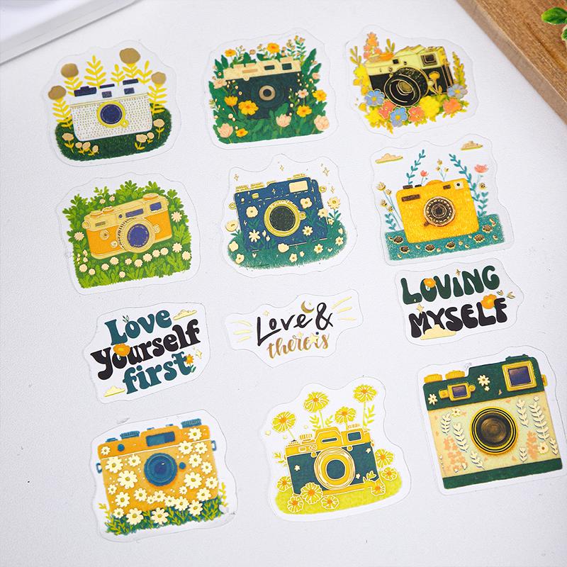 30sheets/bag Sticker Pack Kawaii Girl Cat Sticker Scrapbook Office Stationery DIY Hand Account Book Notebook Decoration Stickers