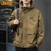 JEEP Men's Autumn/Winter Hooded Outdoor Jacket