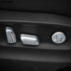 For Volkswagen VW T-Roc TROC 2018-  2024 2025 Carbon Fiber Seat Adjustment Switch Button Cover Trim Interior Accessories