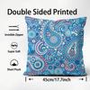 Painted Design P-PaisleyS Cushion Cover Premium Comfort Reversible Pillow Cove -Two in One Design for Any Room & Car Interior