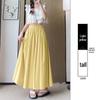 Women's Yellow Yamamoto Summer Skirt Pants 2025 - Small, Thin, Drapey, Loose, Casual, Ice Silk, Wide-Leg Trousers