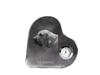 Fila Brasileiro – Crystal Clock with a Dog Picture, Heart-shaped Shelf Clock |