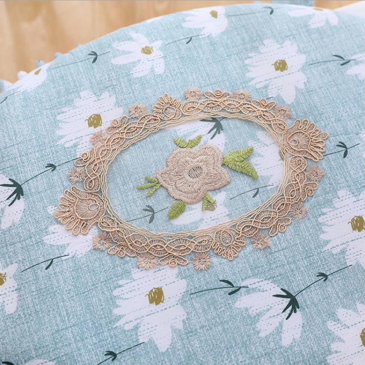 New Vintage Lace Coaster Placemat Embroidery Craft Bowls Coffee Cups Coaster European Style Fabric Anti-Scald Table Plate Mat