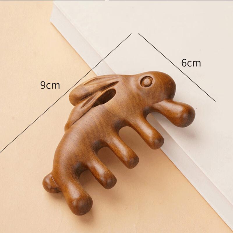 Sandalwood Rabbit Meridian Massage Comb