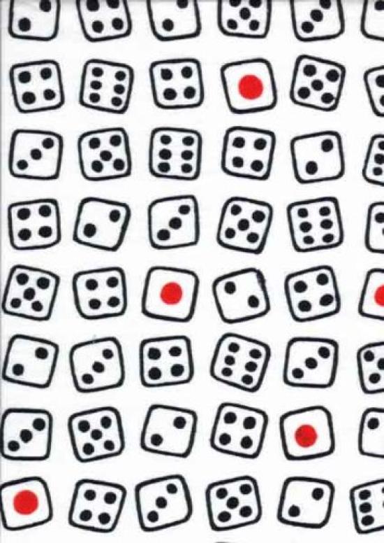 

Todaya Shoten Niwazome Tenugui Dice 687